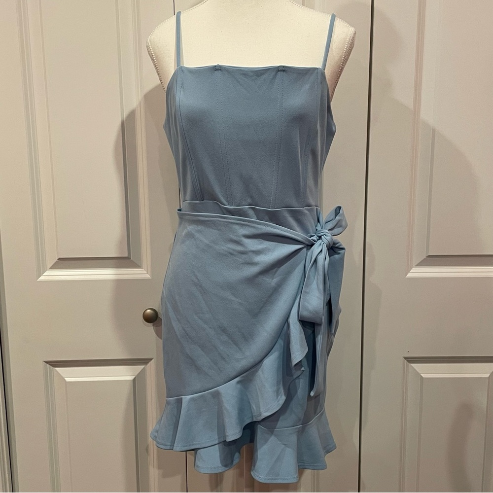 37. Pale Blue Sleeveless Dress